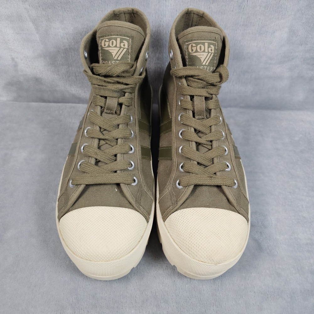 Gola Shoes‎ Womens 9 Coaster Peak High Hiker Sneakers Green Lace Up Round Toe